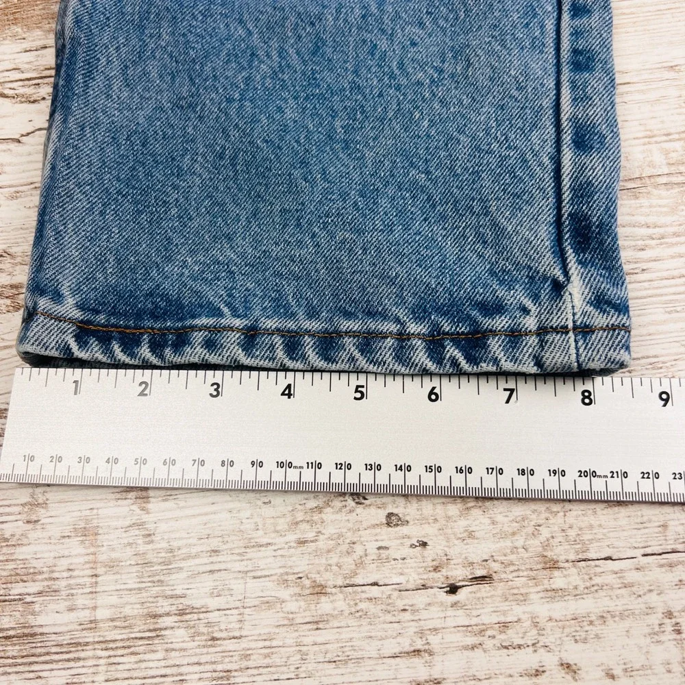 Lee Mens Jeans 38x30 Medium Wash Blue Regular Fit Straight Leg 100% Cotton
